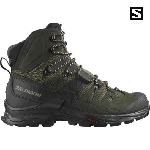 Botas Montaña Salomon Quest 4 GTX Hombre Verde Oliva | MX WUQH526